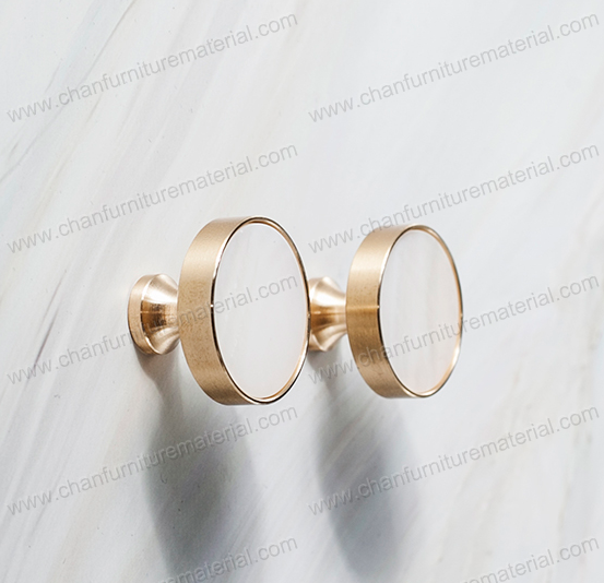 Pure copper round knob